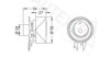 VW 036109243D Tensioner Pulley, timing belt